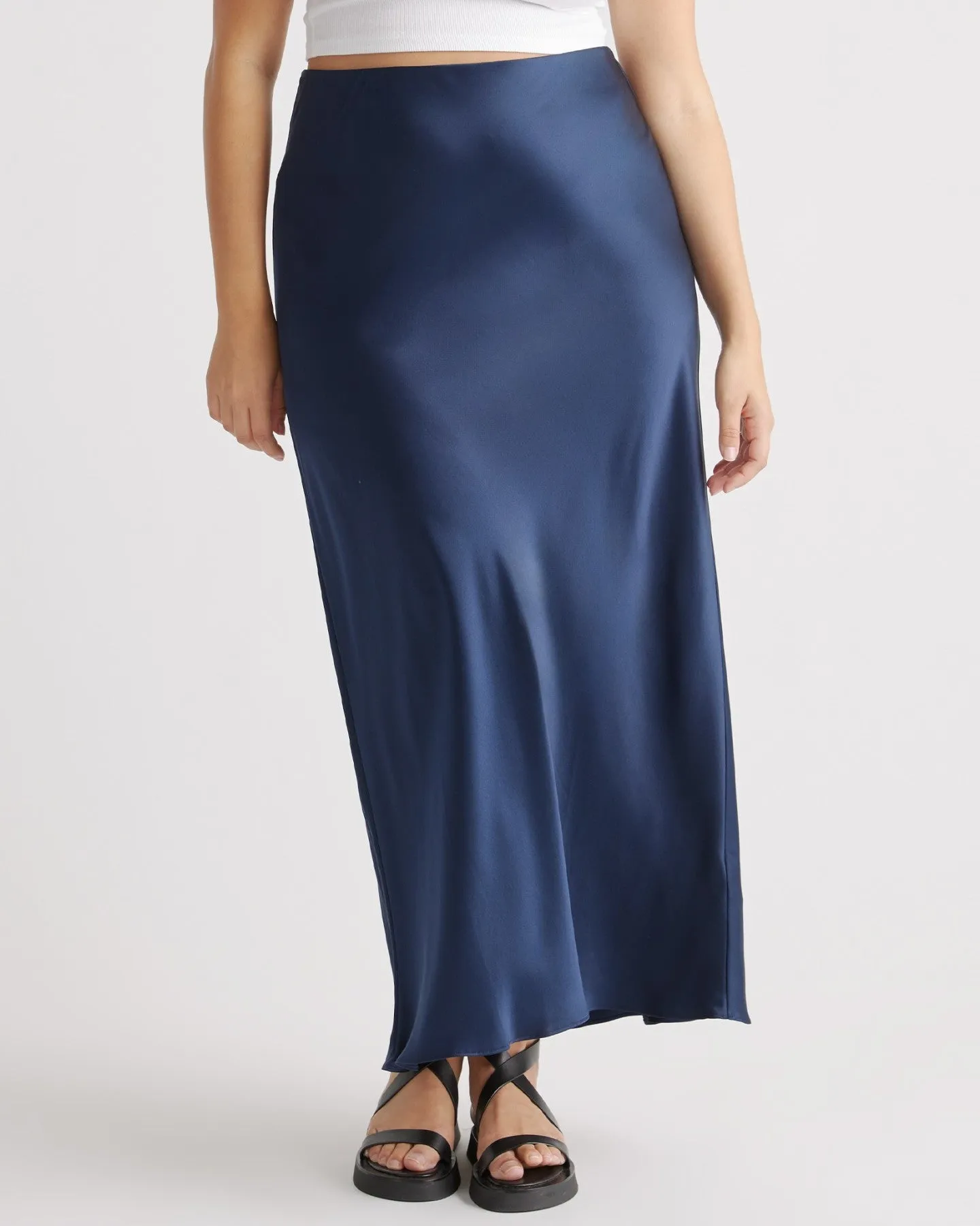 100% Washable Silk Maxi Skirt