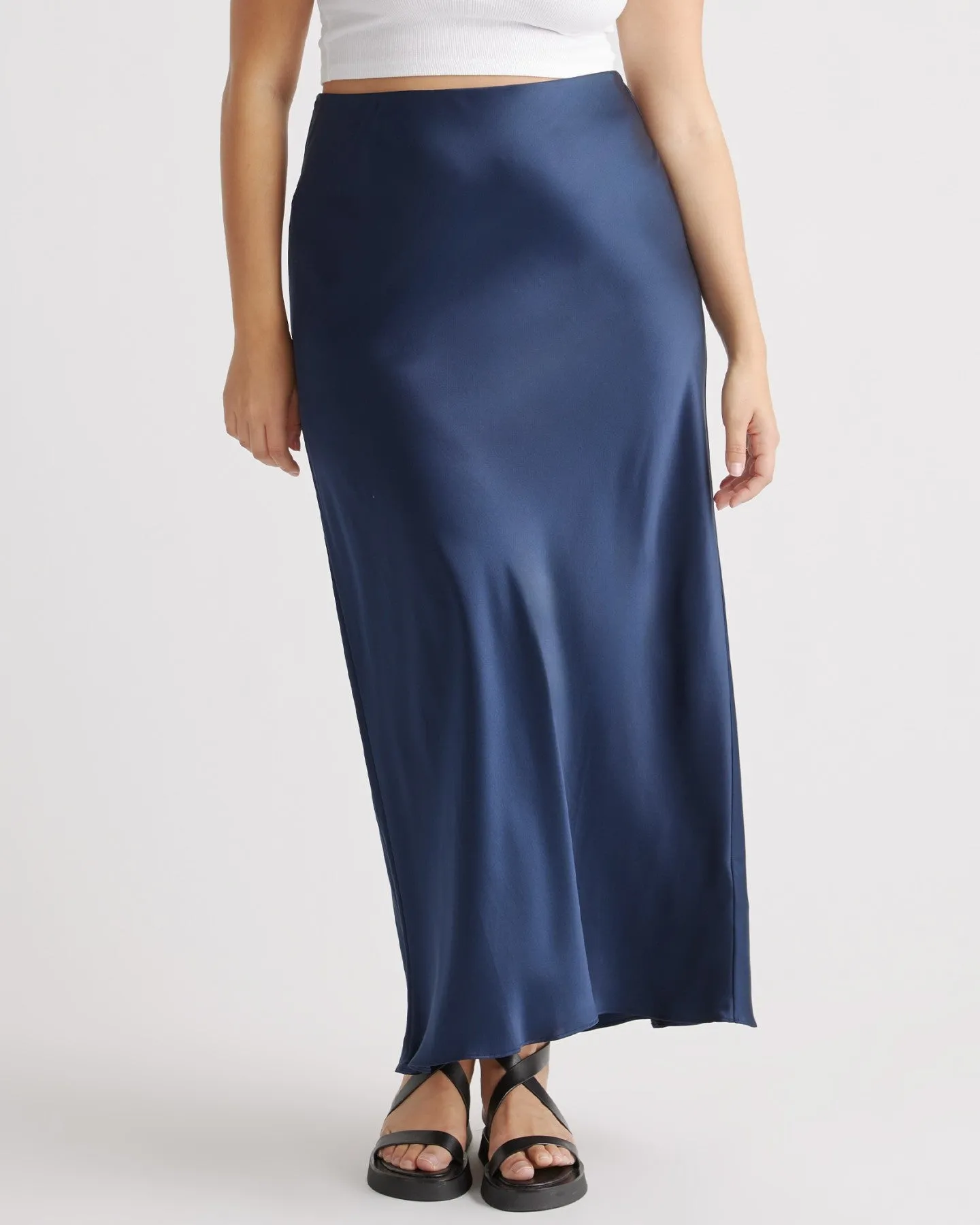 100% Washable Silk Maxi Skirt