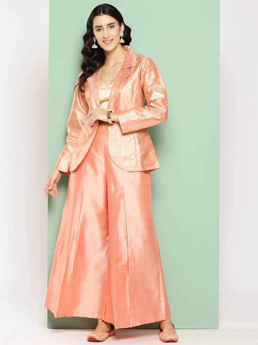 Ahalyaa Women's Traditional Wear Co-ods - Peach