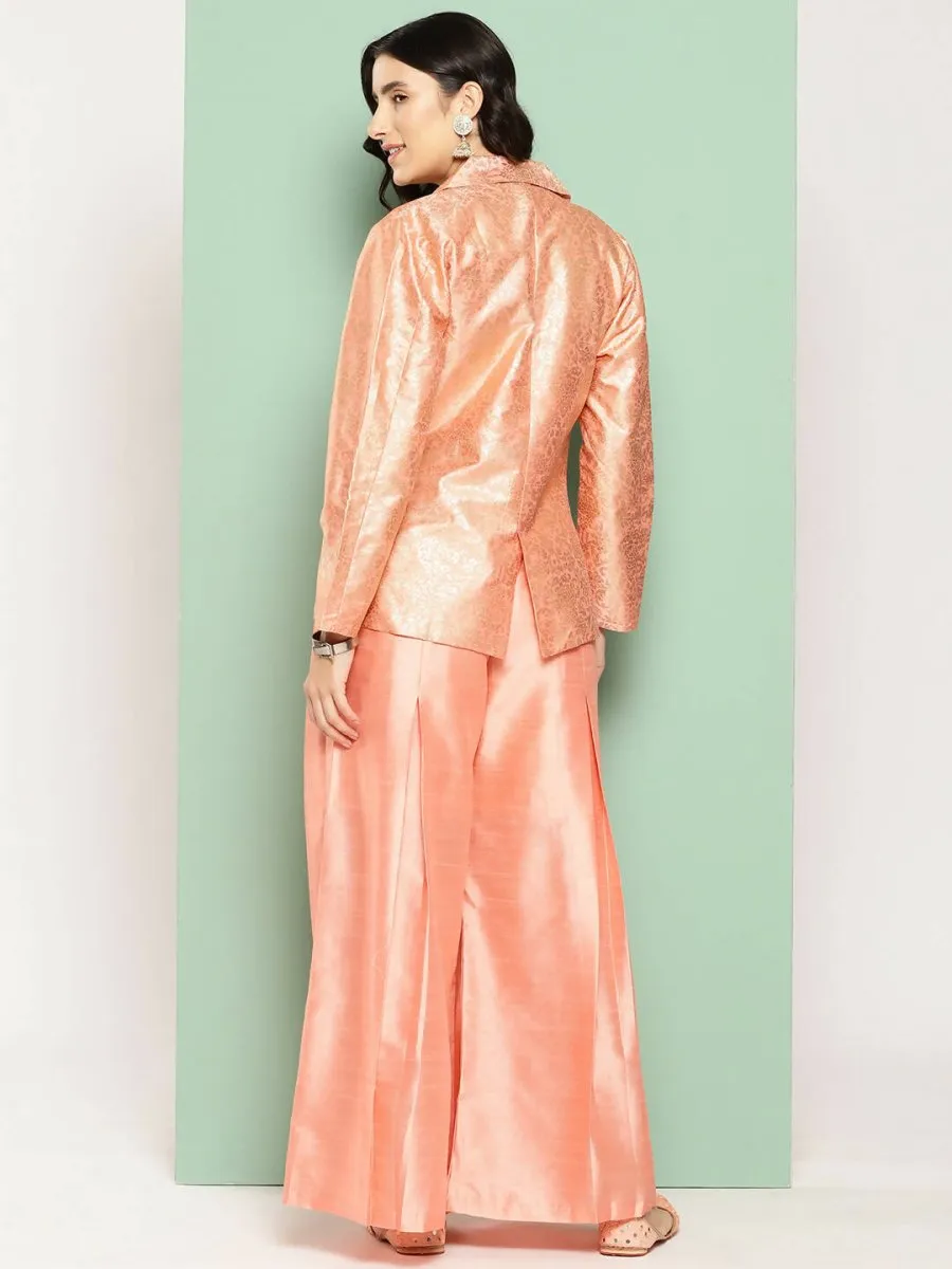 Ahalyaa Women's Traditional Wear Co-ods - Peach