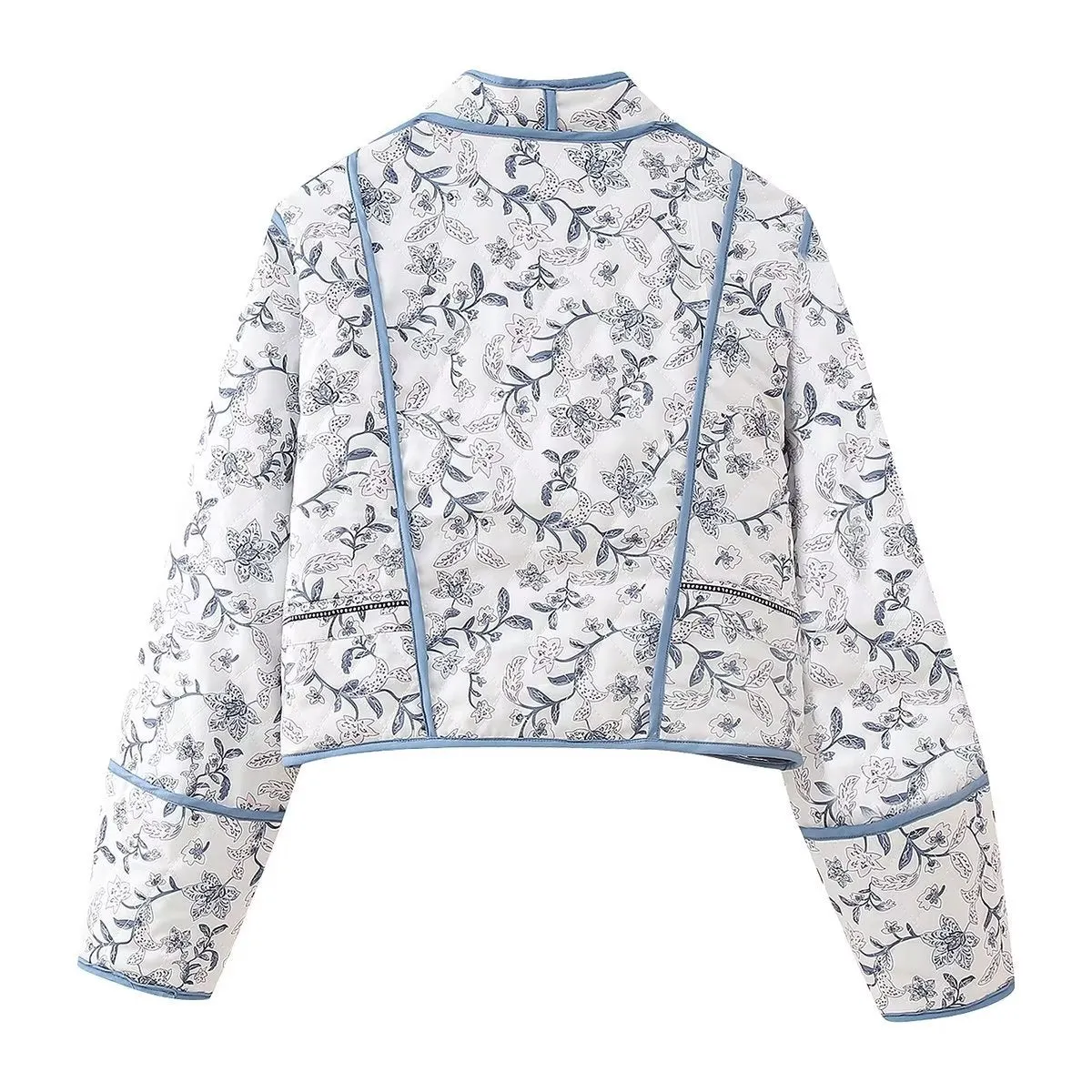 Ariane | Ethnic Flower Print Reversible Jacket