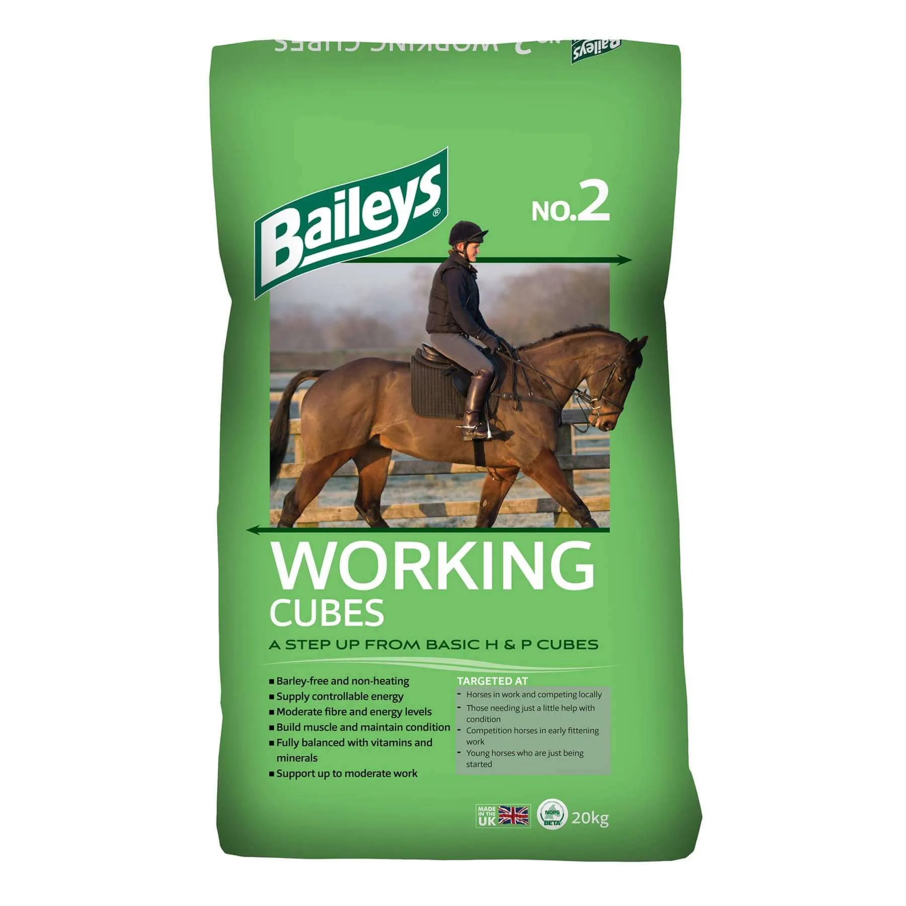 Baileys No.2 Working Horse & Pony Cubes 20kg