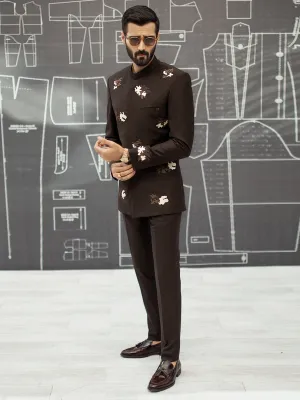 Brown Prince Coat  - AL-PCS-033