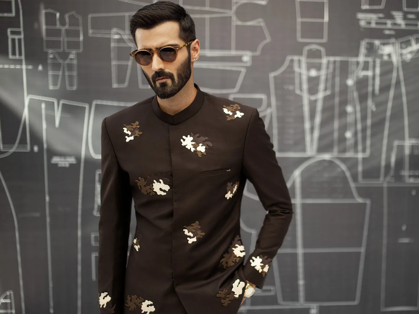Brown Prince Coat  - AL-PCS-033