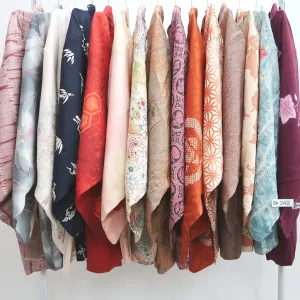 Bundle 15pcs Silk Colored Haori Jacket Wholesale Bulk Free Shipping #342