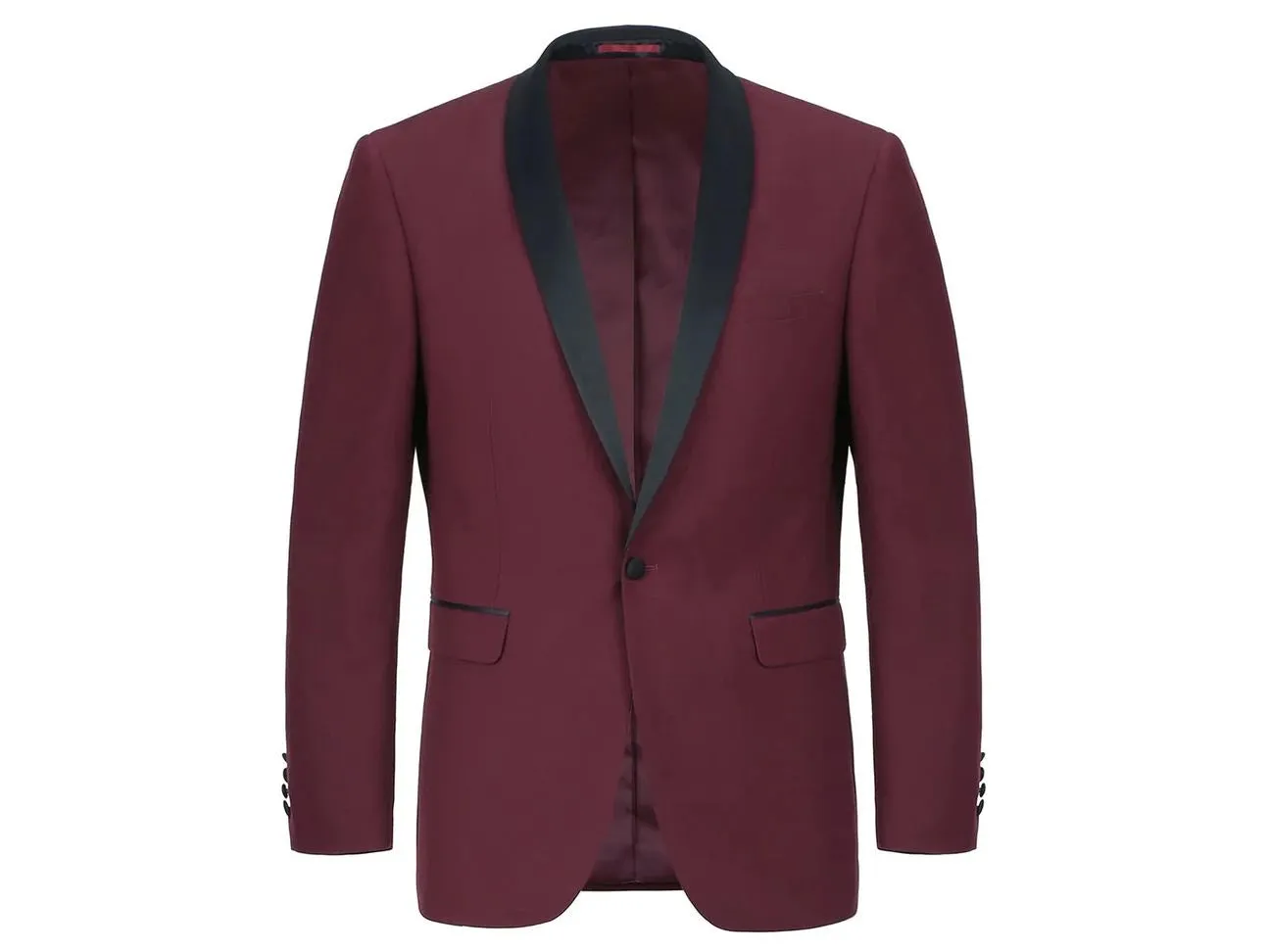 Burgundy With Black Shawl Mandalay Tuxedo Rental