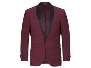 Burgundy With Black Shawl Mandalay Tuxedo Rental