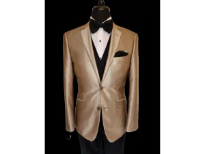 Champagne Luster Notch Lapel Dinner Jacket Tuxedo Rental