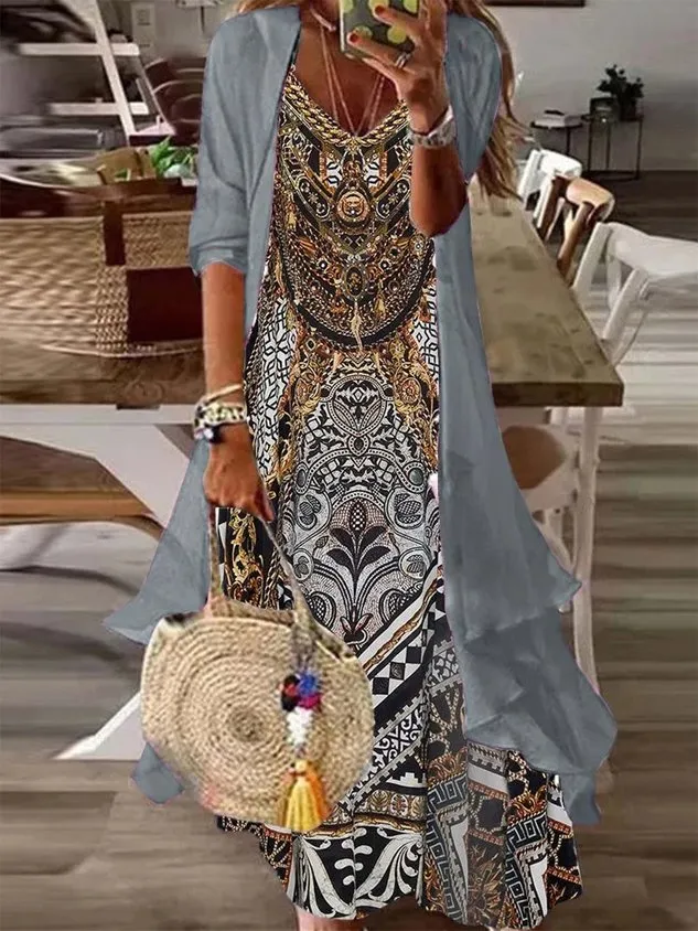 Chicmy- Ethnic Elegant Two-Piece Set