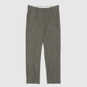 Circolo 1901 Ladies Gray Herrinbone Comfort Fleece Chino
