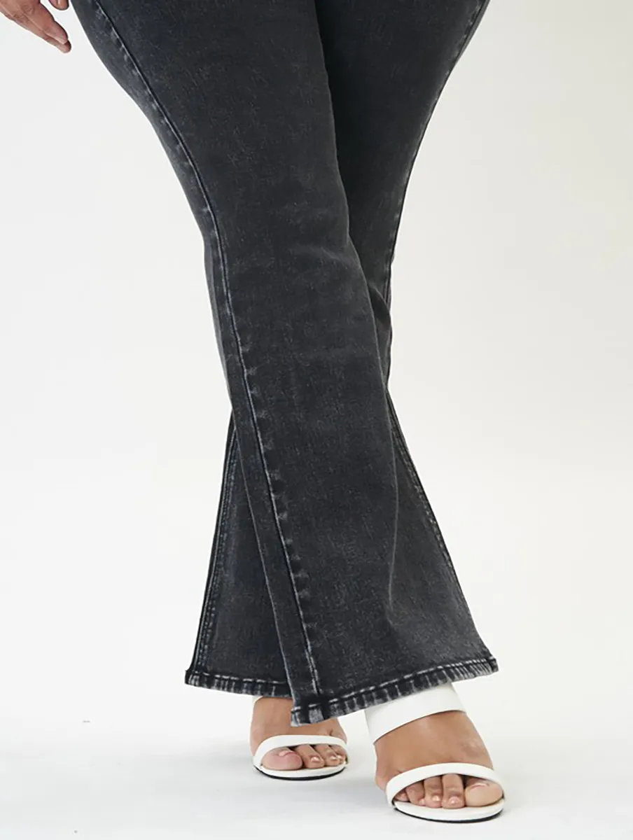Curvy Kylee Ultra High-Rise Flare Jean by KanCan