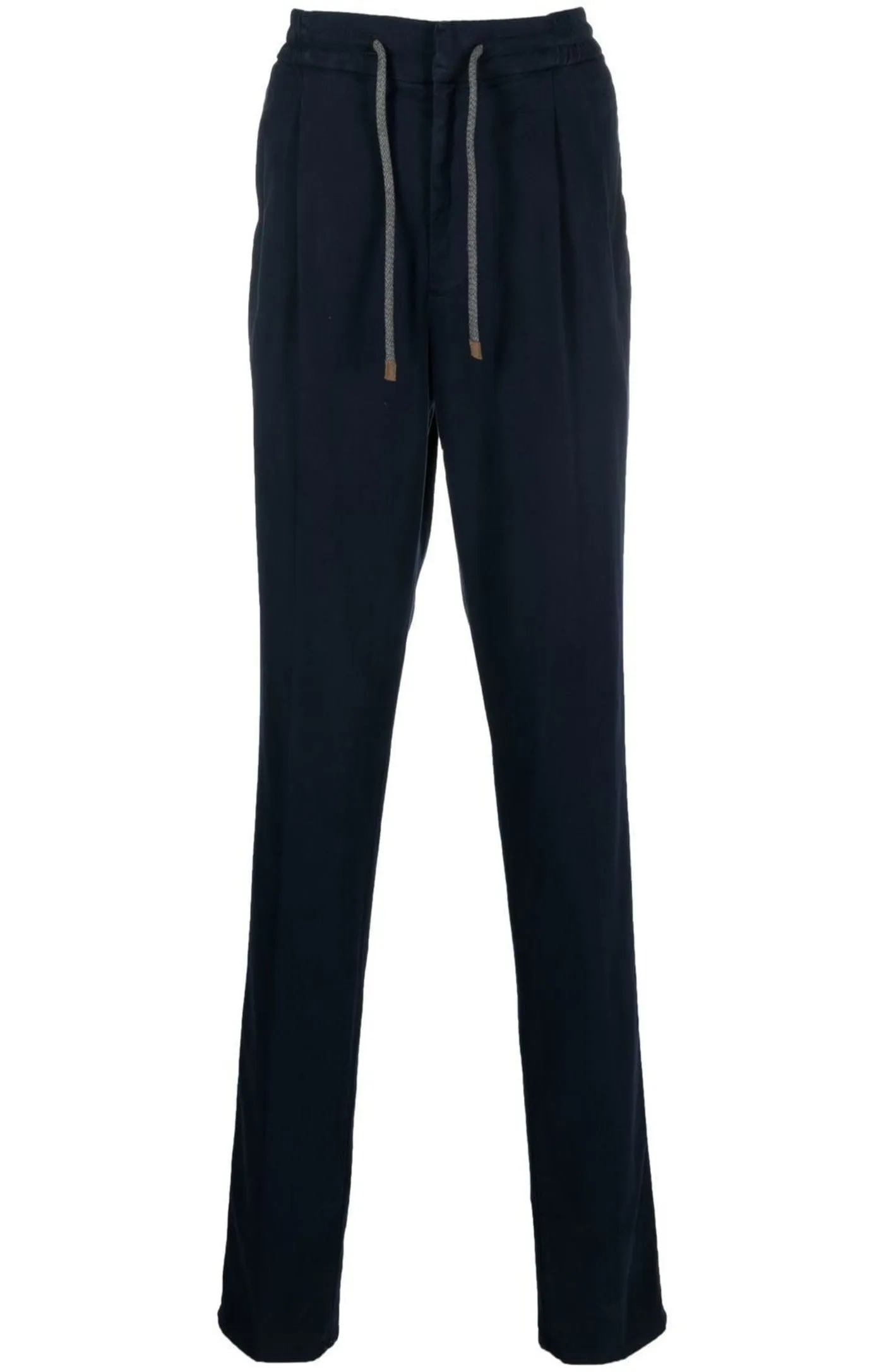 Drawstring-fastening chinos