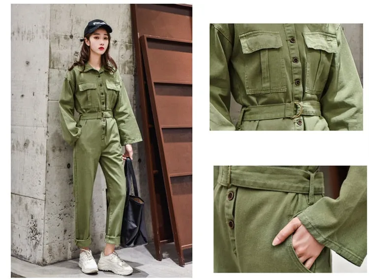 Ellington Full Length Denim Jumpsuit