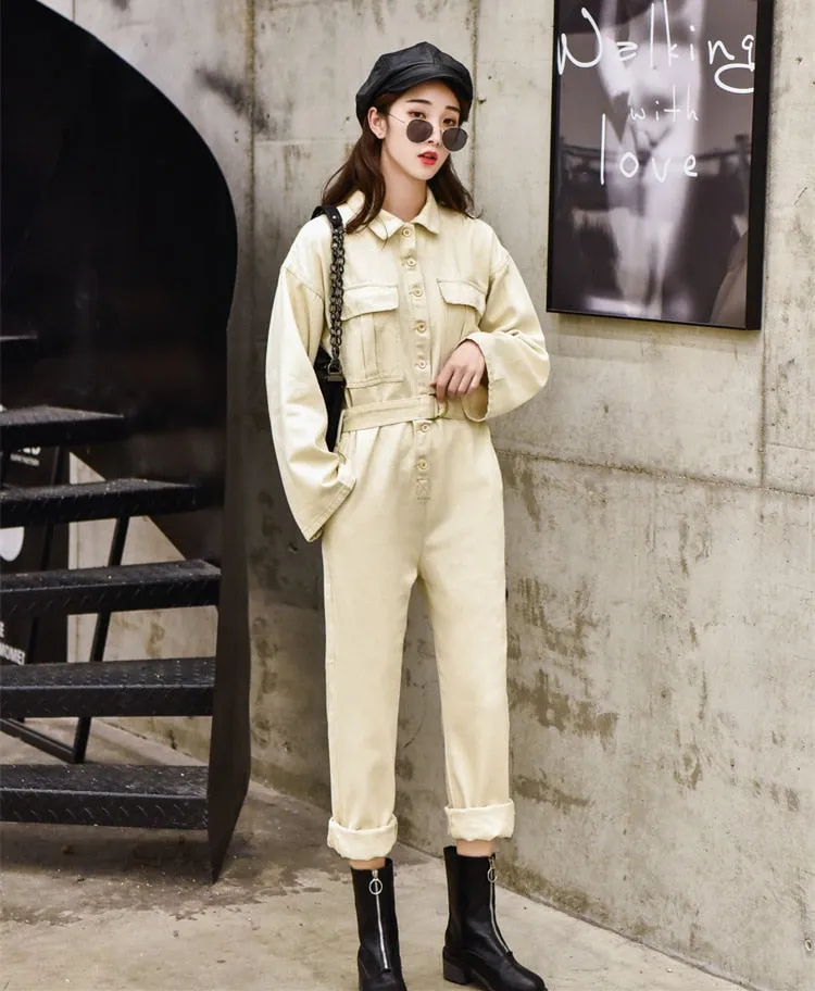 Ellington Full Length Denim Jumpsuit