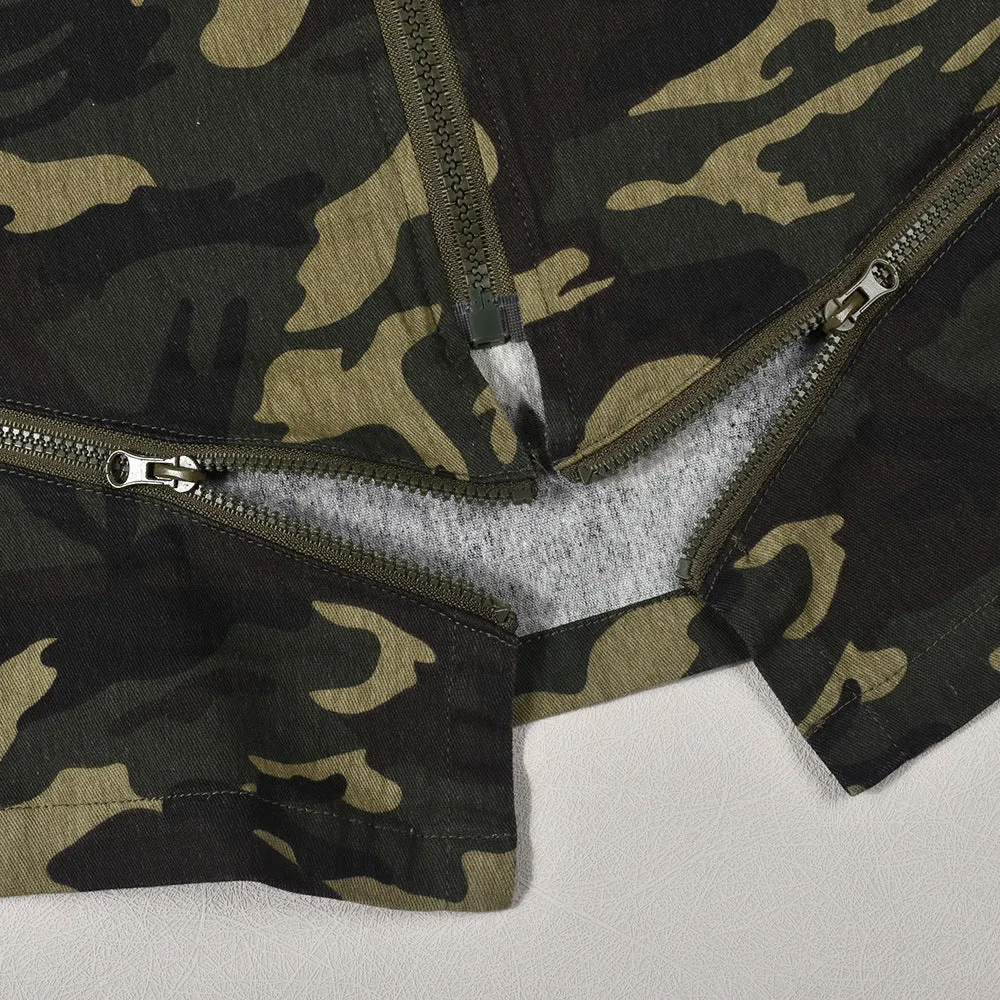 Fashion camouflage pocket coat AY3182