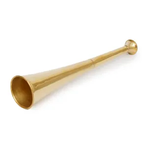 Fox Hunting Horn Crafted in Brass