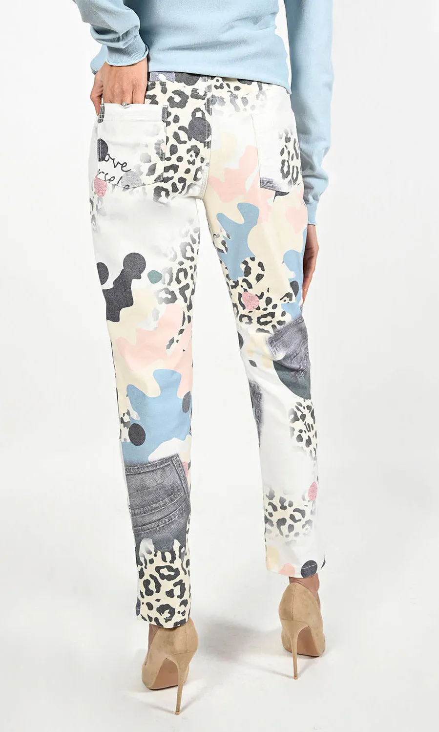 Frank Lyman Fashion Print Pants 221105u