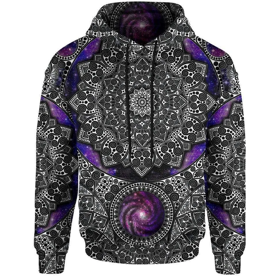 Galaxy Mandala Pullover Hoodie