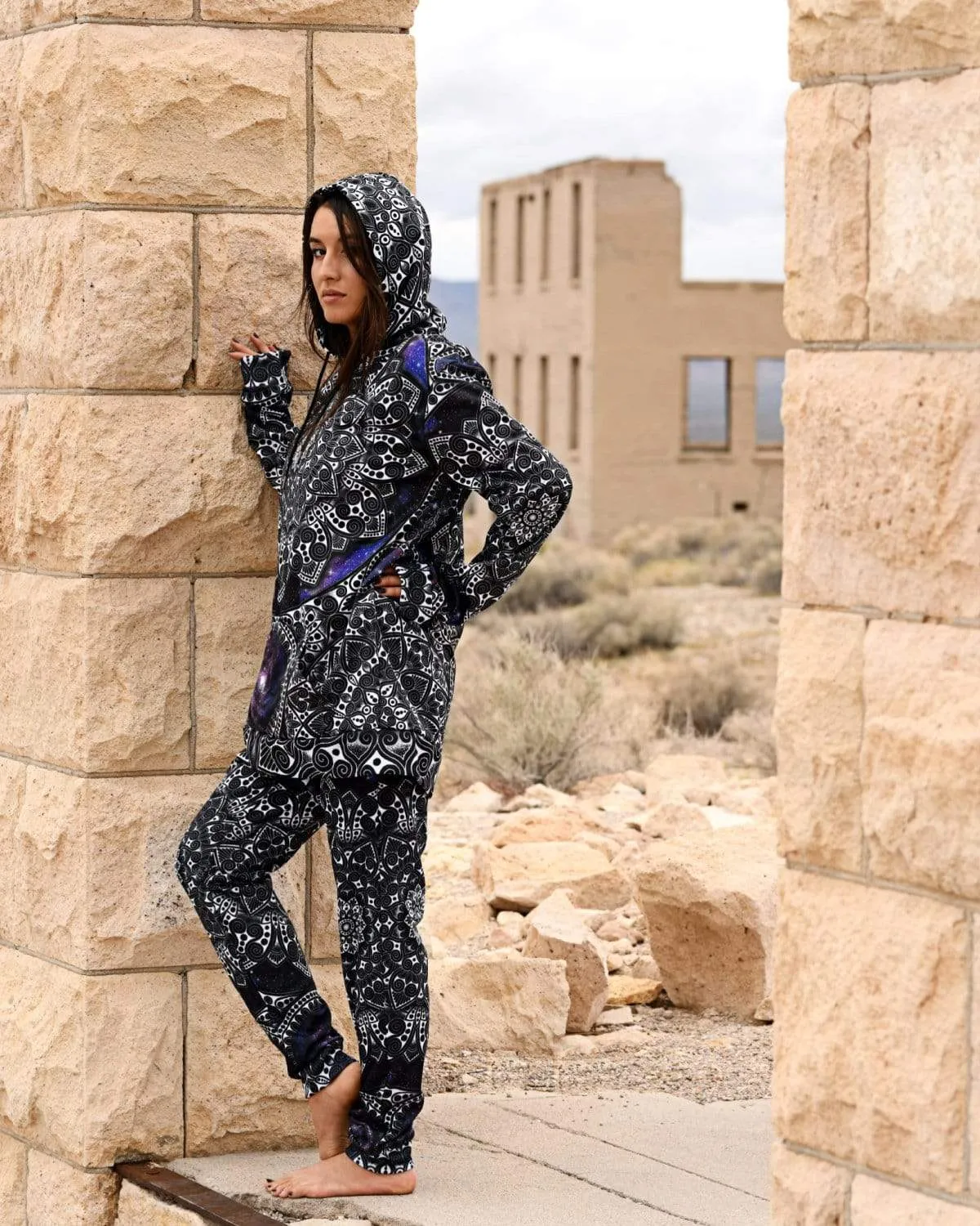 Galaxy Mandala Pullover Hoodie