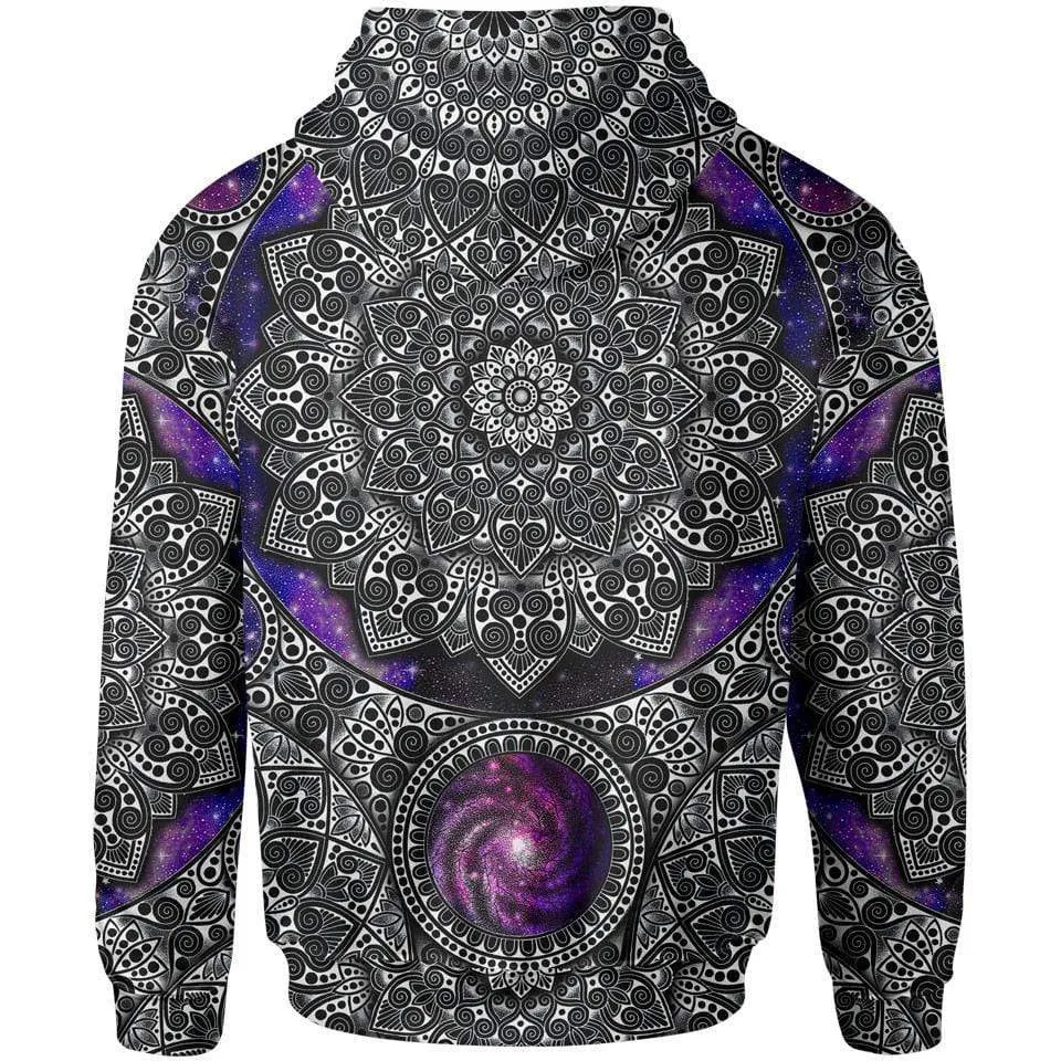 Galaxy Mandala Pullover Hoodie
