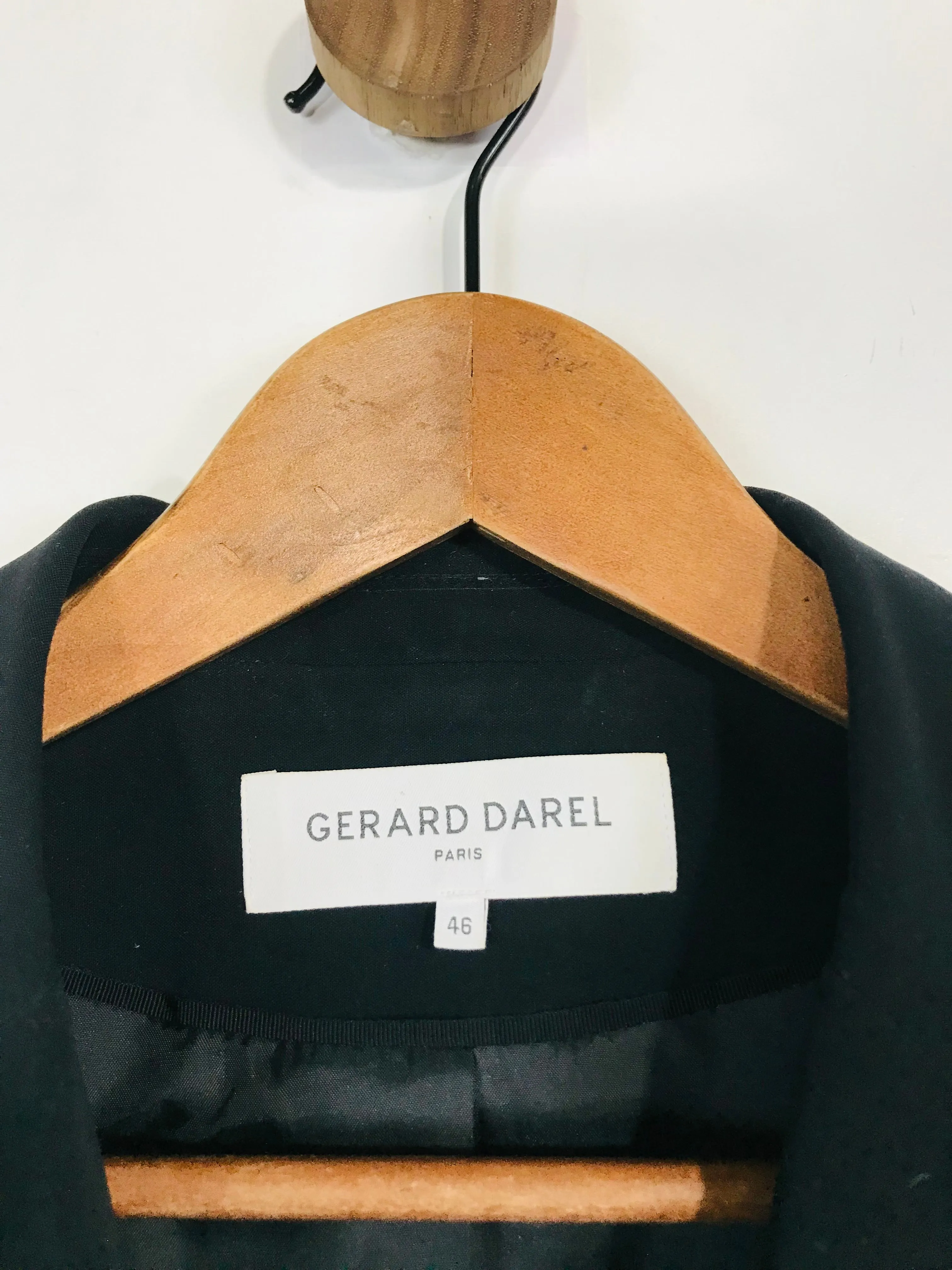 Gerard Darel Women's Smart Blazer Jacket | EU46 UK18 | Black