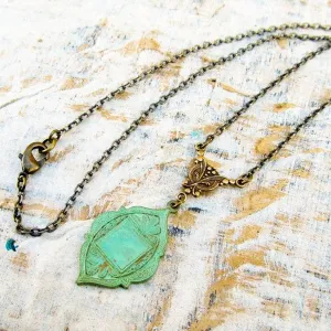 Gypsy Ethnic Patina Necklace