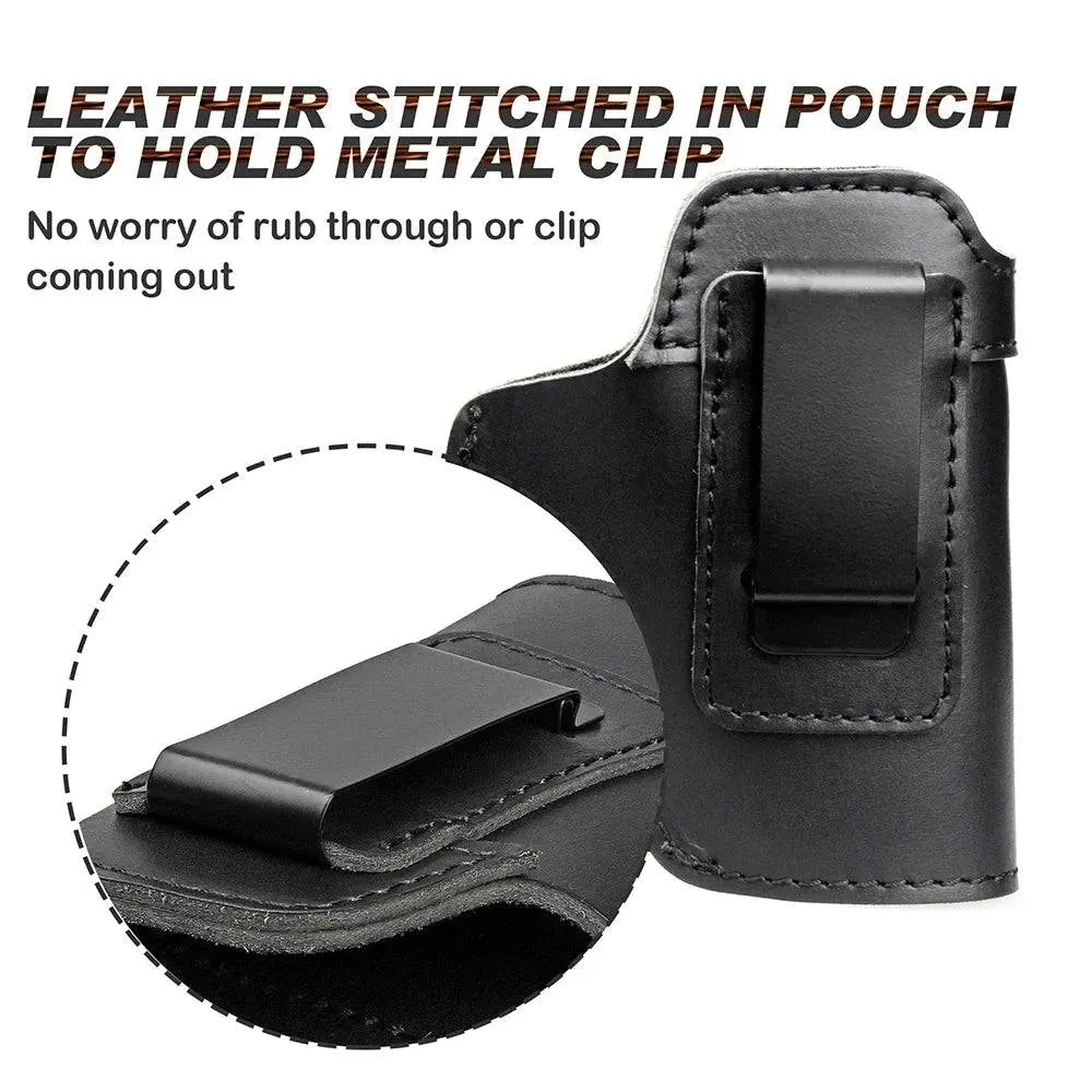 Left RIGHT Tactical Leather Holster for Concealed Carry Airsoft Holsters for Hunting Case Multifunctional Waist Leather Case