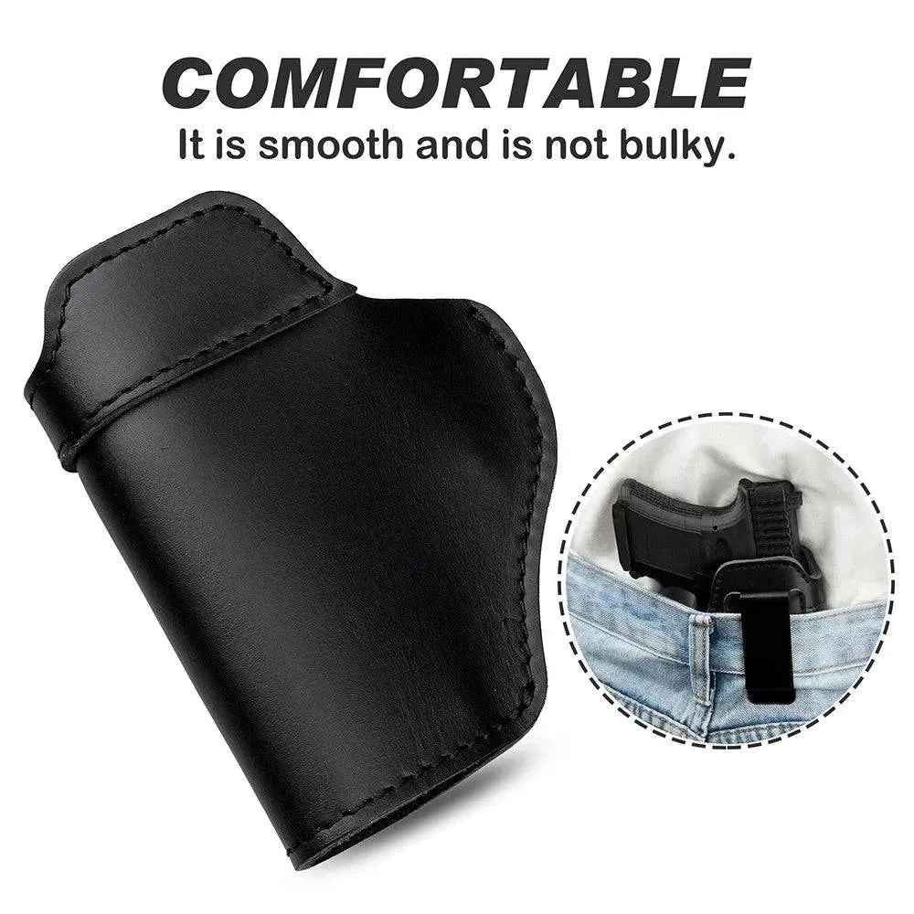 Left RIGHT Tactical Leather Holster for Concealed Carry Airsoft Holsters for Hunting Case Multifunctional Waist Leather Case