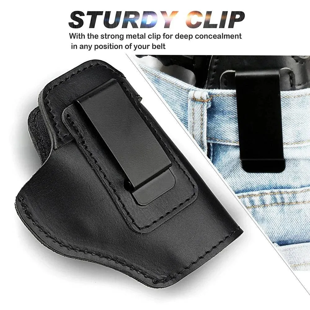 Left RIGHT Tactical Leather Holster for Concealed Carry Airsoft Holsters for Hunting Case Multifunctional Waist Leather Case