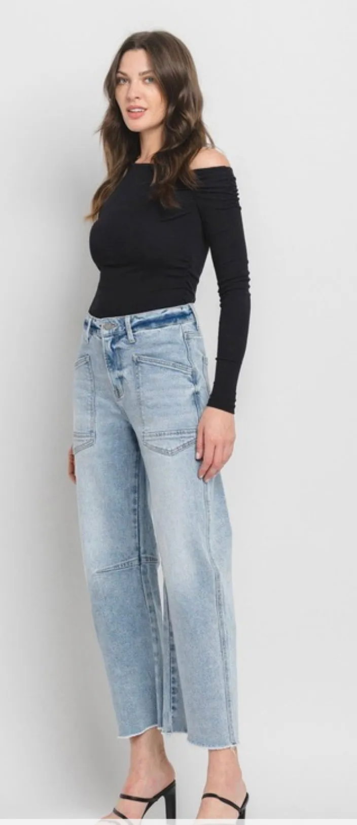 LOL Curvy Barrel Jean