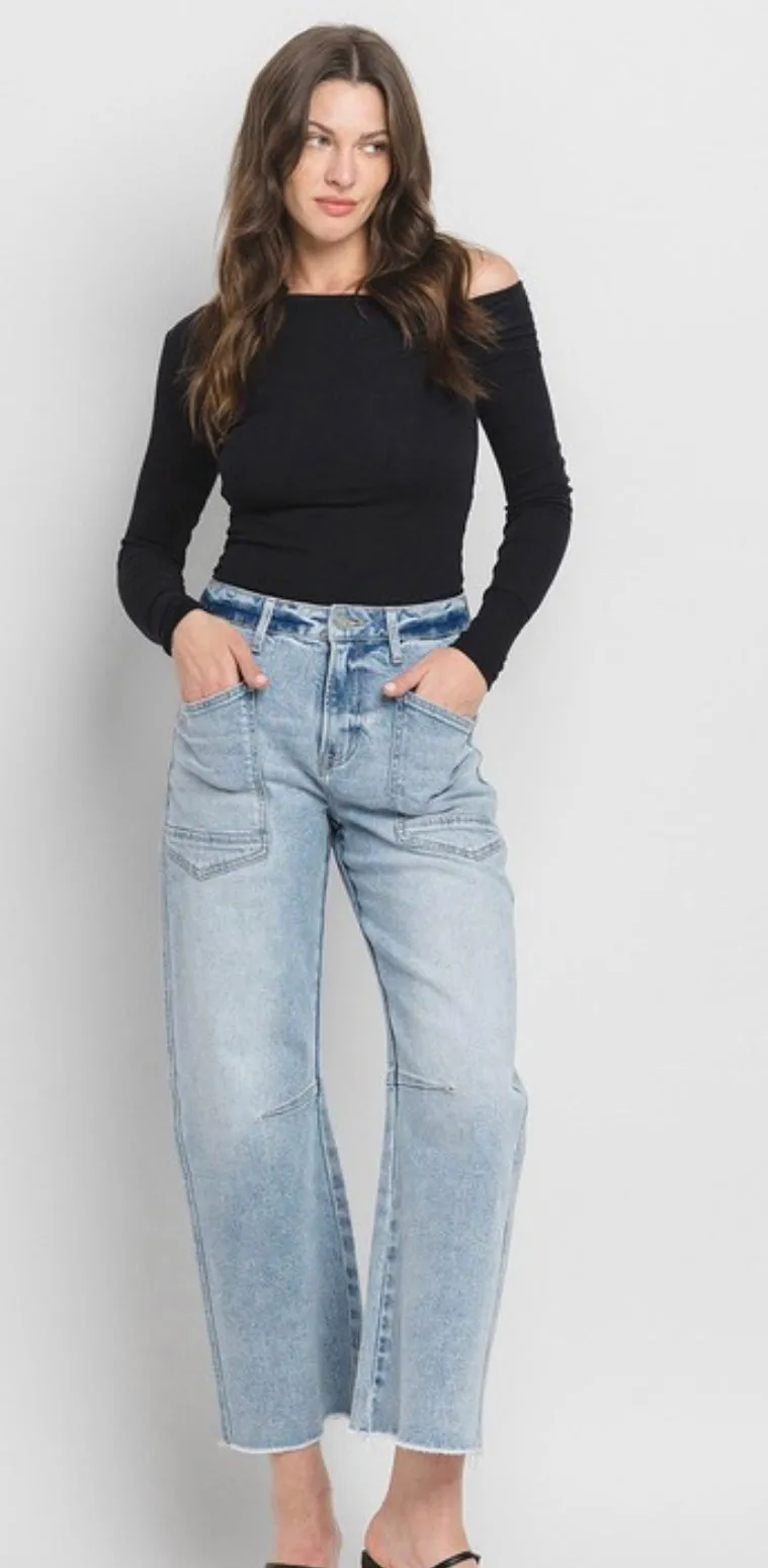 LOL Curvy Barrel Jean