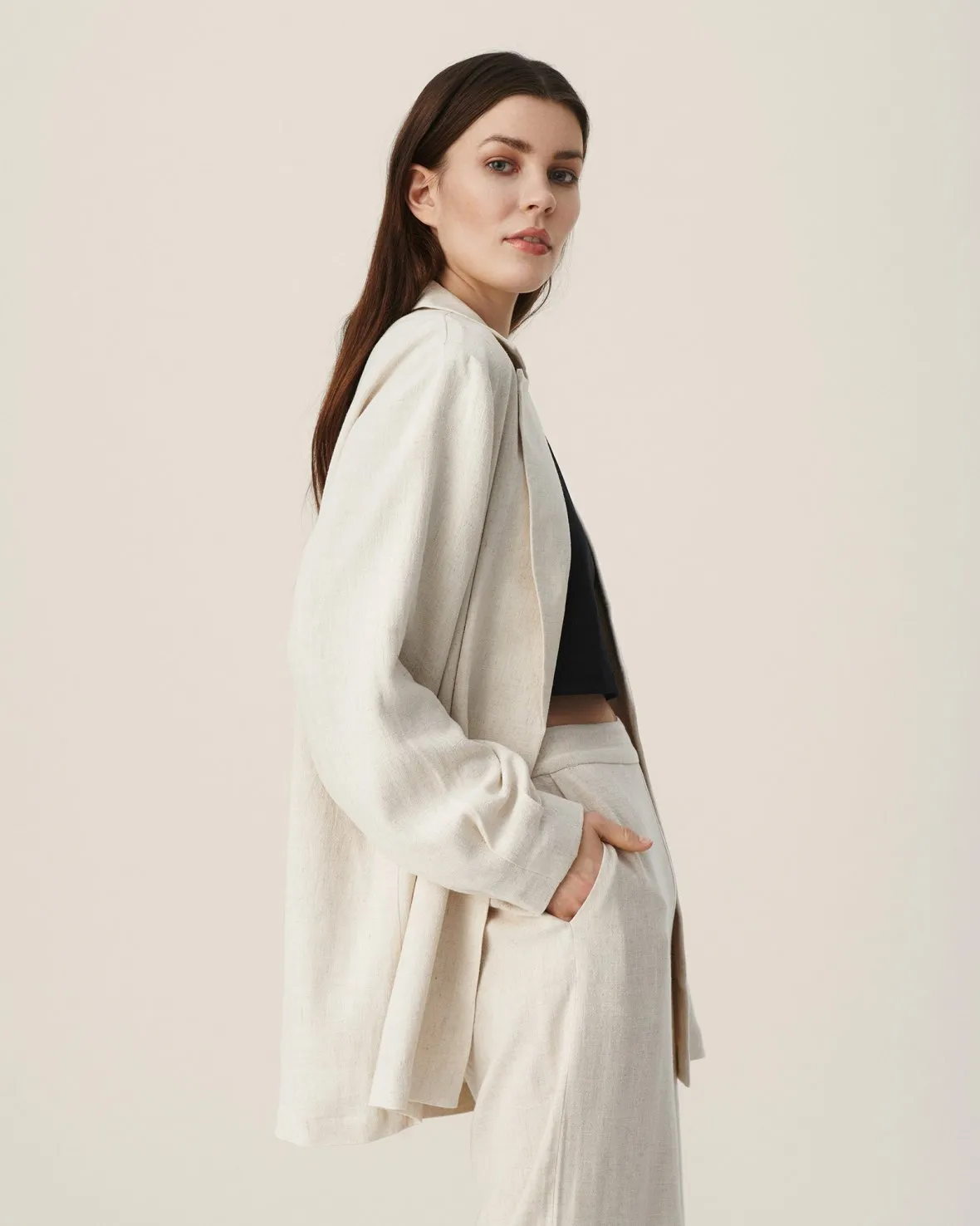 Mariet Blazer - Wood Ash