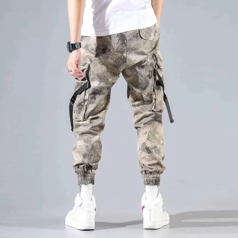 Men's Cargo Pants With Camouflage Print