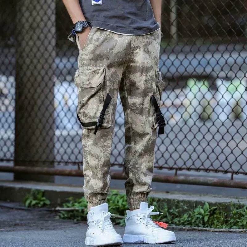 Men's Cargo Pants With Camouflage Print