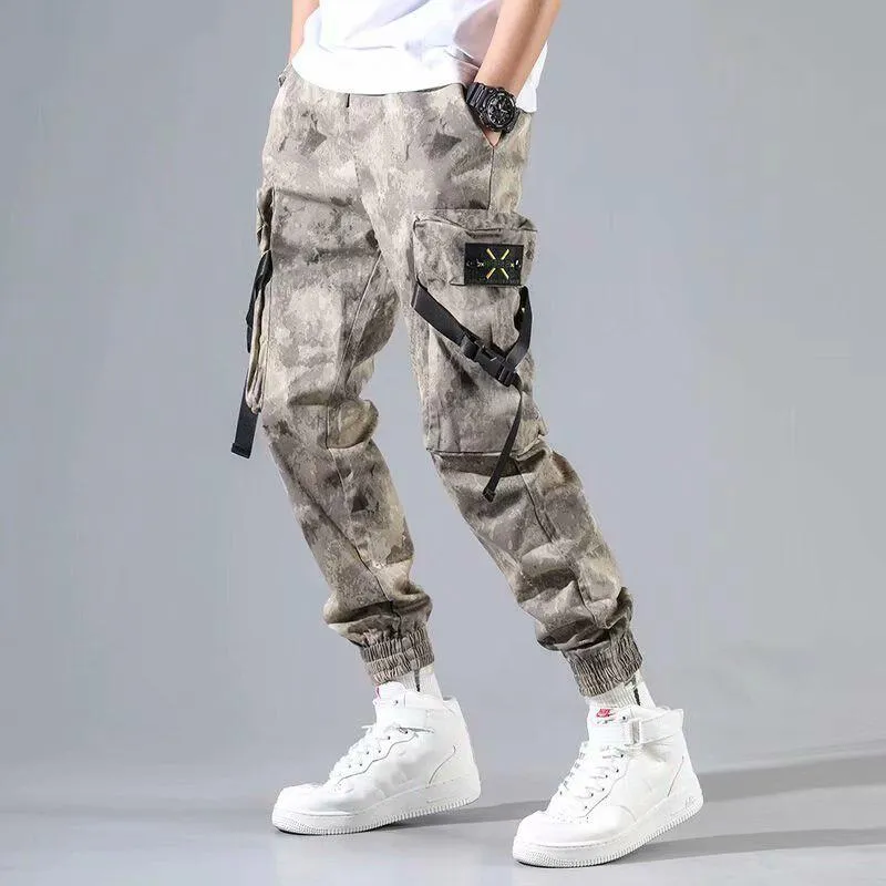 Men's Cargo Pants With Camouflage Print