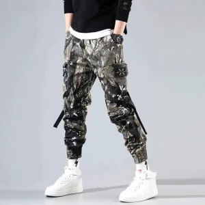 Men's Cargo Pants With Camouflage Print