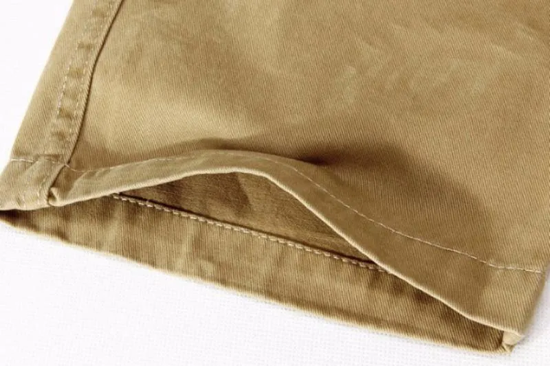 Men's Cotton Cargo Pants With Zipper