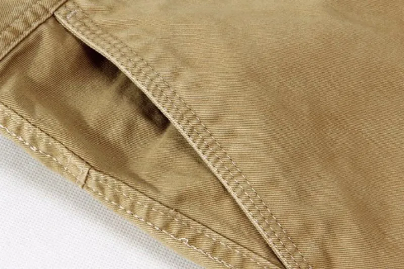 Men's Cotton Cargo Pants With Zipper