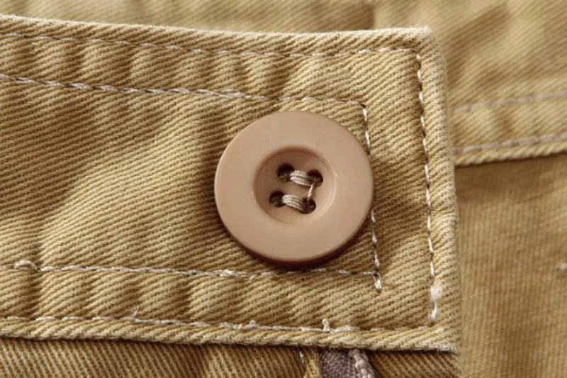 Men's Cotton Cargo Pants With Zipper