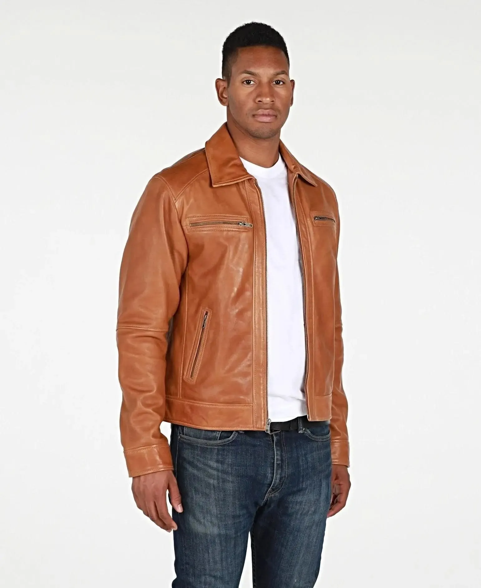 Men's Luxe Genuine Sheep Leather Cameron Coat