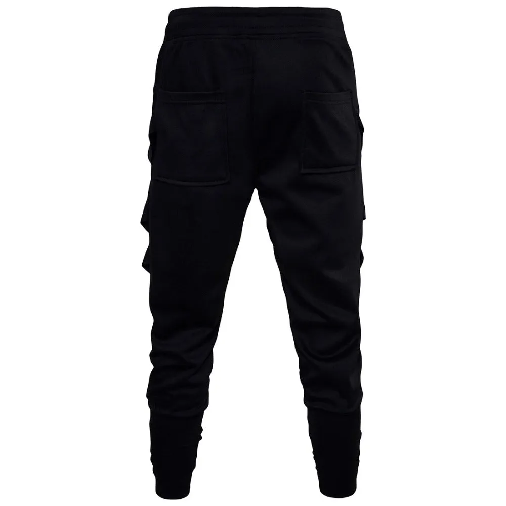 Men's Spring/Autumn Casual Cotton Slim Joggers With Lacing