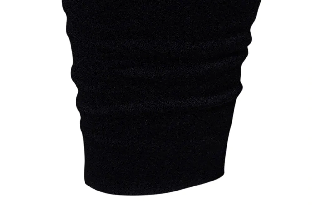 Men's Spring/Autumn Casual Cotton Slim Joggers With Lacing