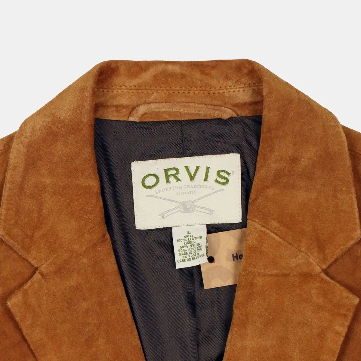 Orvis Leather Coat
