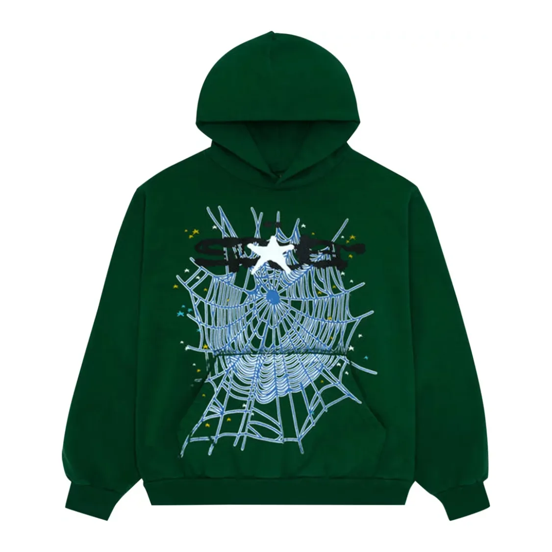 Sp5der Web Hoodie Hunter Green