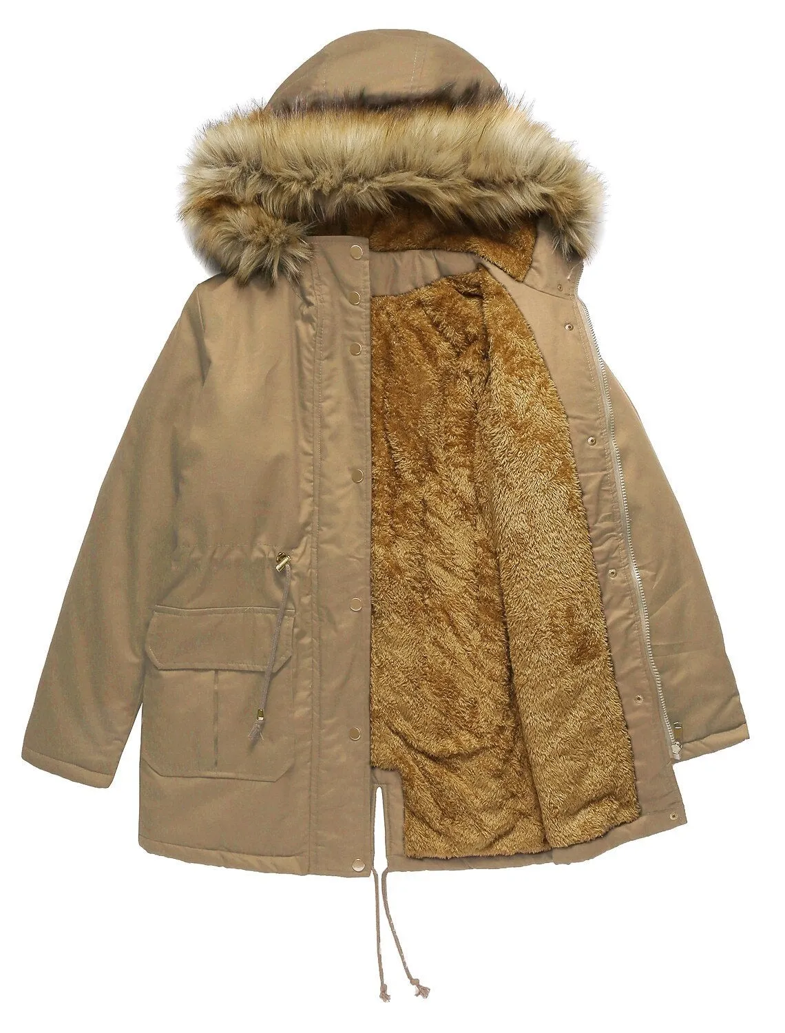 Stella Marie Parka | Lange waterdichte winterjas met bontkraag voor dames