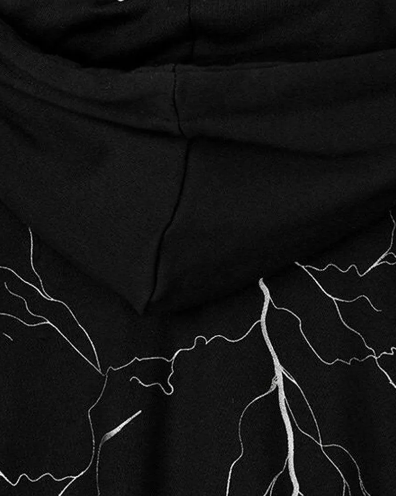 Streetwear Butterfly Chain Hoodie