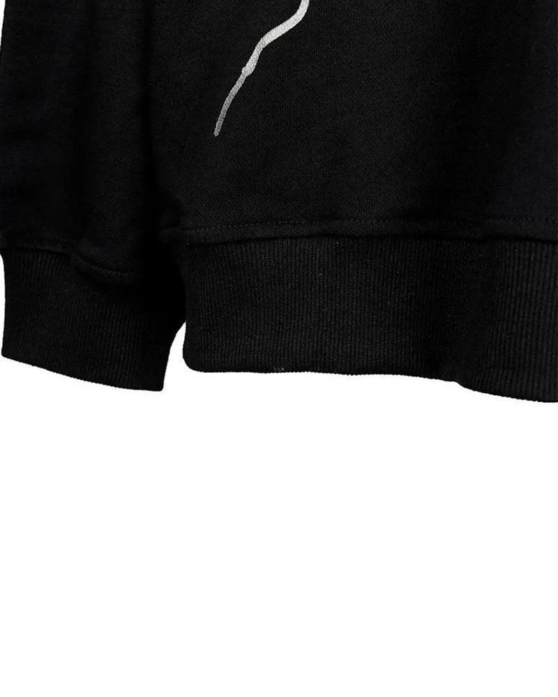 Streetwear Butterfly Chain Hoodie