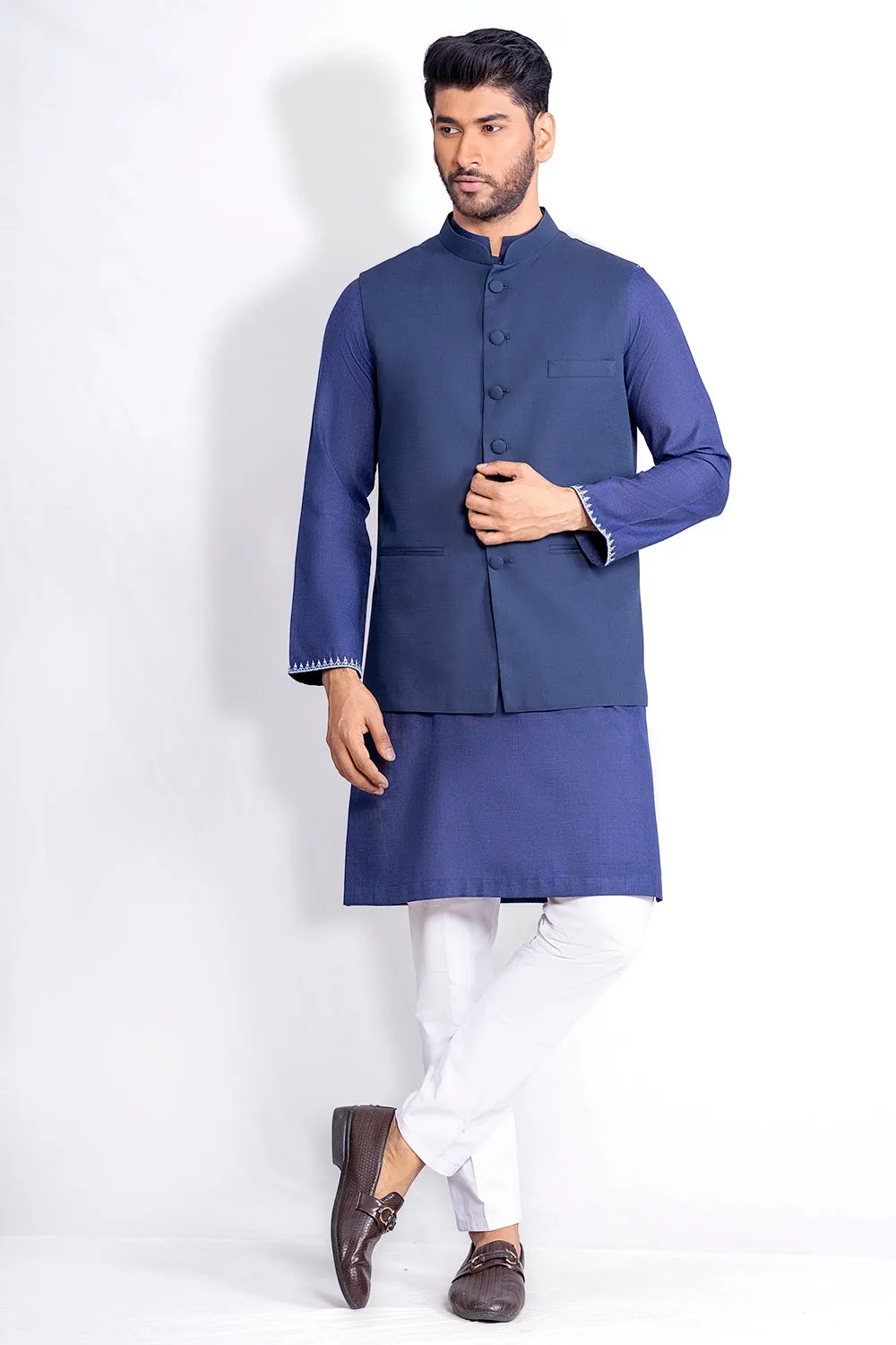 Timeless Blue  Waist Coat