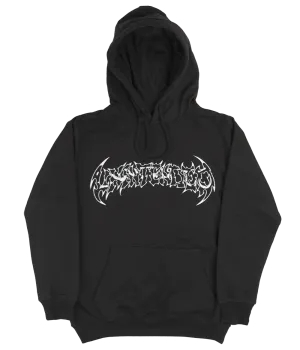UNINTENDED HOODIE BLACK - BAT LOGO