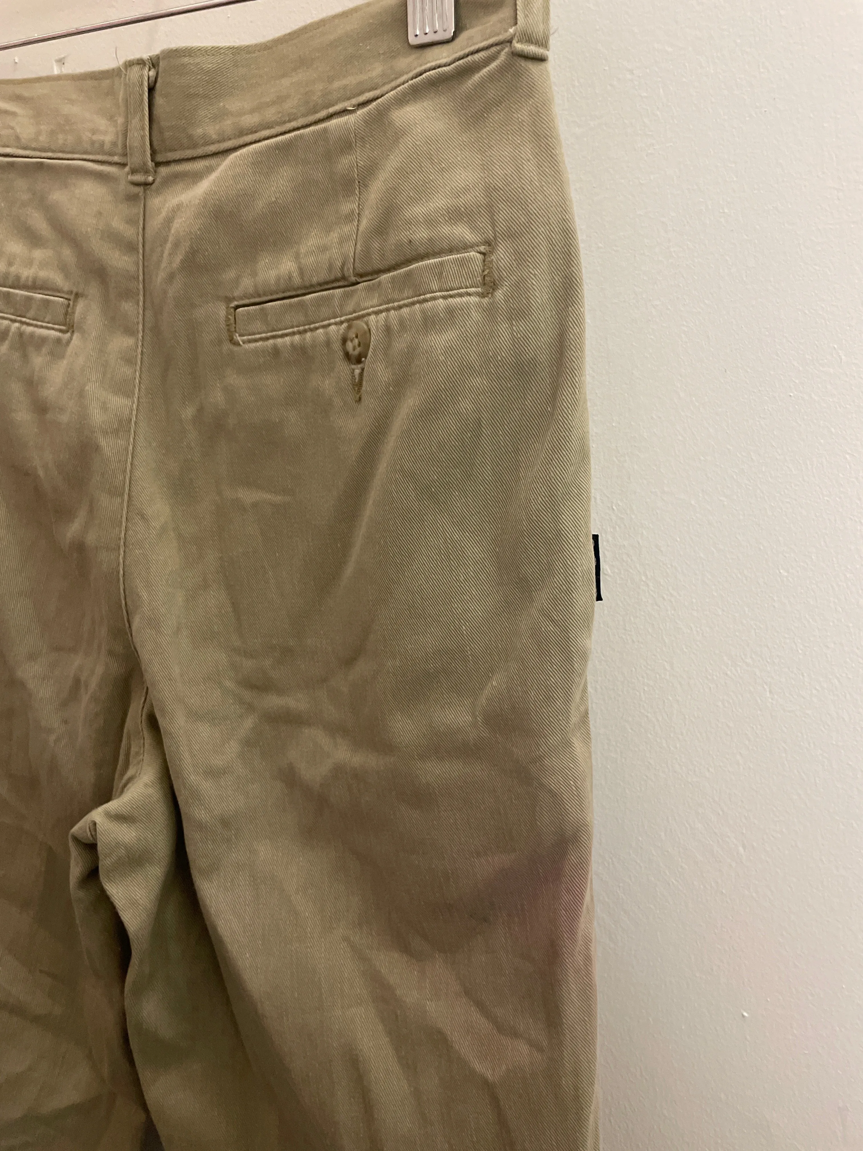 Vintage cream polo ralph lauren mens chinos trousers